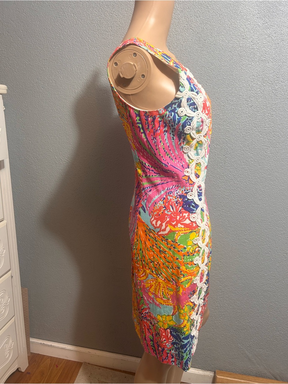 Lilly Pulitzer ember Fishing For Compliments shift dress size 4 - Picture 4 of 8
